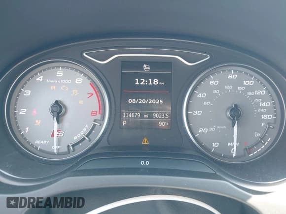 ✅ 2017 Audi S3 Premium Plus • VIN: WAUB1GFF9H1034080 • Лот: 43048131. Опубликован ранее на IAAI с пробегом 114 679 миль. Бесплатный доступ к архиву аукционных продаж из США и подробный отчёт об истории автомобиля на DreamBid. Изображение 7.