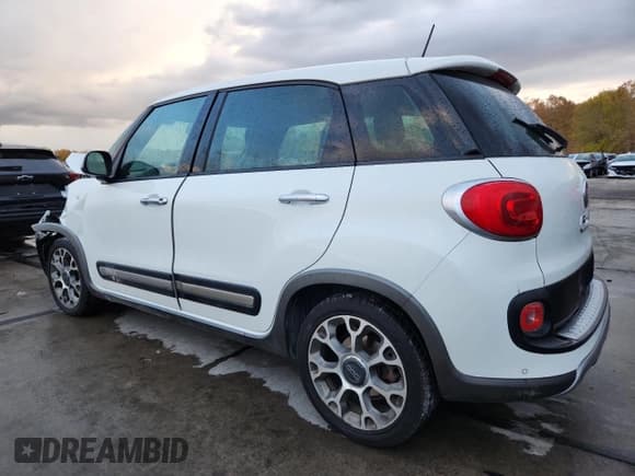 ✅ 2014 FIAT 500L Trekking • VIN: ZFBCFADH1EZ008650 • Lot: 90253045. Listed on Copart with 123,253 mi. Free auction sales archive from the USA and detailed vehicle history report at DreamBid. Image 2.