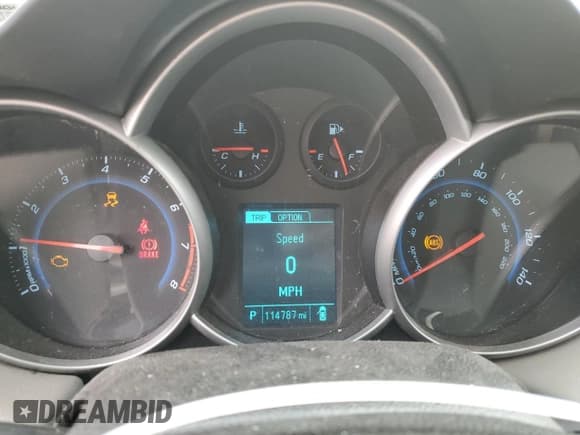 ✅ 2015 Chevrolet Cruze LS • VIN: 1G1PA5SG0F7169429 • Lot: 89809465. Listed on Copart with 114,787 mi. Free auction sales archive from the USA and detailed vehicle history report at DreamBid. Image 9.