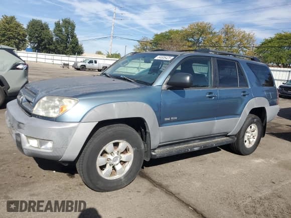 ✅ 2003 Toyota 4Runner SR5 • VIN: JTEBT14R930003283 • Lot: 84606425. Wystawiony na Copart z przebiegiem 189 789 mil. Bezpłatny archiwum sprzedaży aukcyjnych z USA i szczegółowy raport historii pojazdu na DreamBid. Zdjęcie 1.