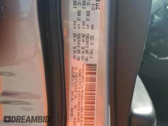 ✅ 2017 Dodge Durango Special Service • VIN: 1C4SDJFT6HC639787 • Lot: 82557095. Wystawiony na Copart z przebiegiem 89 135 mil. Bezpłatny archiwum sprzedaży aukcyjnych z USA i szczegółowy raport historii pojazdu na DreamBid. Zdjęcie 14.