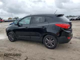 2015 Hyundai Tucson SE z VIN KM8JU3AG2FU063068, wystawiony jako Copart lot #73119014 z przebiegiem 150 596 mil mil oraz Czysty tytuł • Clean title. Historia ofert i sprzedaży dostępna na DreamBid. Obrazek 2.