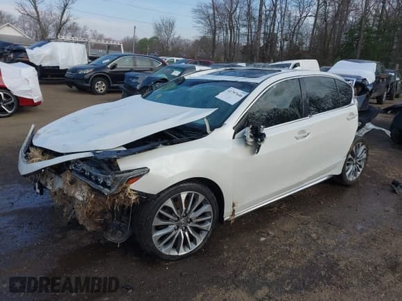 ✅ 2018 Acura RLX Technology • VIN: JH4KC1F53JC000128 • Lot: 41797646. Listed on IAAI with 17,487 mi. Free auction sales archive from the USA and detailed vehicle history report at DreamBid. Image 2.