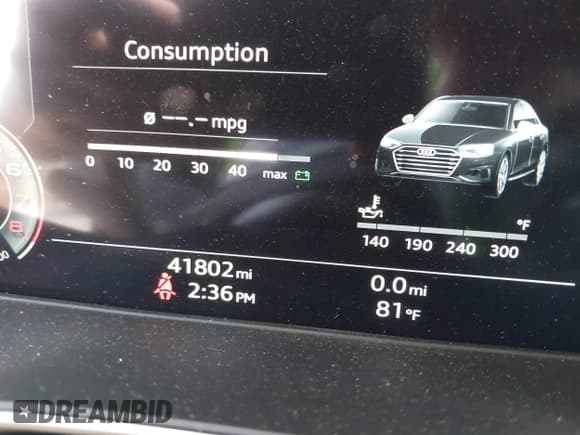 ✅ 2021 Audi A4 S line Premium Plus • VIN: WAUEAAF41MA076634 • Лот: 42246116. Опубликован ранее на IAAI с пробегом 41 802 миль. Бесплатный доступ к архиву аукционных продаж из США и подробный отчёт об истории автомобиля на DreamBid. Изображение 15.