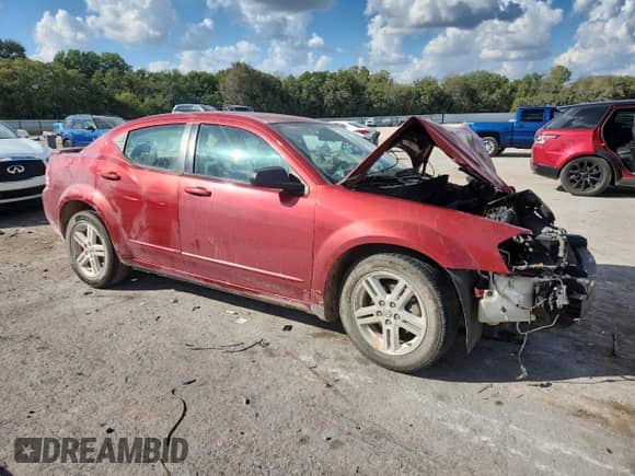 2008 Dodge Avenger SXT with VIN 1B3LC56K48N289670, listed as a Copart auction lot 85777925 with Not provided miles and Salvage title. Bid and sale history available at DreamBid. Image 4.