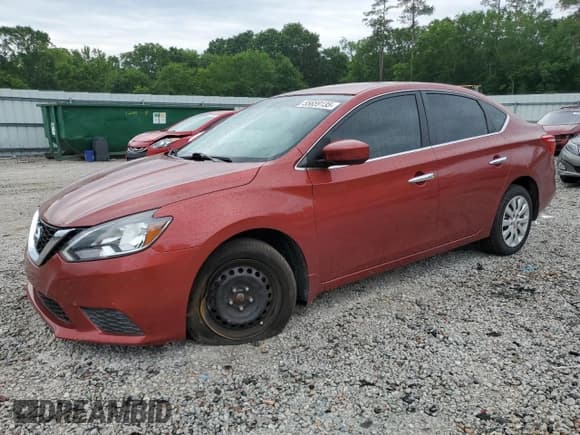 ✅ 2017 Nissan Sentra S • VIN: 3N1AB7AP6HY242525 • Lot: 55659135. Listed on Copart with 69,085 mi. Free auction sales archive from the USA and detailed vehicle history report at DreamBid. Image 1.