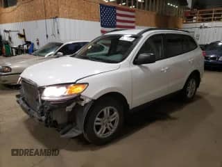 2012 Hyundai Santa Fe GLS with VIN 5XYZGDAG9CG105222, listed as a Copart auction lot 66408115 with 93,508 mi miles and Salvage title. Bid and sale history available at DreamBid. Image 1.