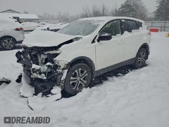 ✅ 2018 Toyota RAV4 LE • VIN: JTMBFREV0JD243303 • Lot: 95246255. Listed on Copart with 101,324 mi. Free auction sales archive from the USA and detailed vehicle history report at DreamBid. Image 1.