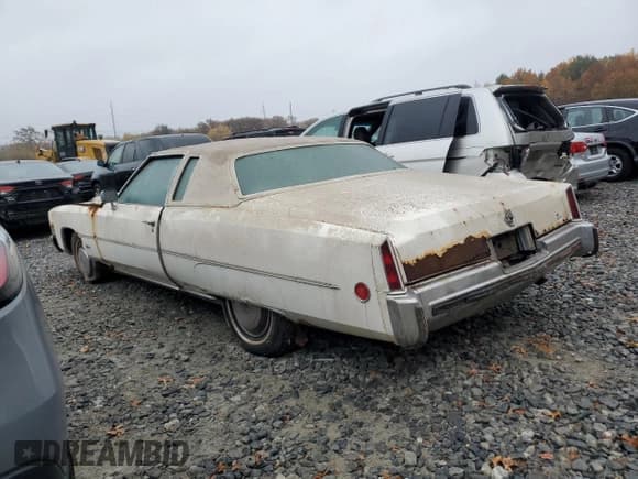 ✅ 1973 Cadillac Eldorado • VIN: 6L47S3Q430676 • Lot: 90206205. Listed on Copart with 72,338 mi. Free auction sales archive from the USA and detailed vehicle history report at DreamBid. Image 2.