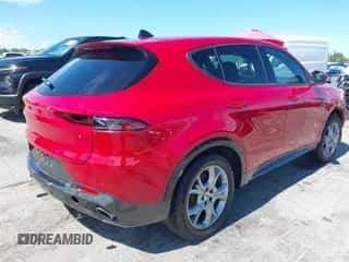 2024 Dodge Hornet R/T z VIN ZACPDFCW7R3A44078, wystawiony jako IAAI lot #42603078 z przebiegiem 7 540 mil mil oraz . Historia ofert i sprzedaży dostępna na DreamBid. Obrazek 4.