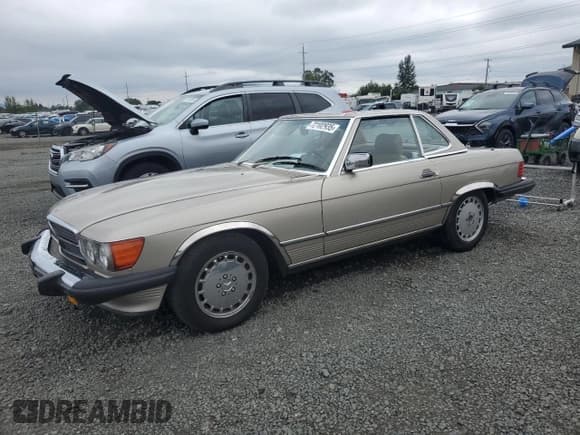 ✅ 1989 Mercedes-Benz 560 SL • VIN: WDBBA48D5KA100112 • Lot: 72102935. Wystawiony na Copart z przebiegiem 98 813 mil. Bezpłatny archiwum sprzedaży aukcyjnych z USA i szczegółowy raport historii pojazdu na DreamBid. Zdjęcie 1.
