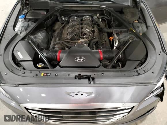 2015 Hyundai Genesis 5.0L z VIN KMHGN4JF1FU070534, wystawiony jako Copart lot #79488734 z przebiegiem 84 148 mil mil oraz Czysty tytuł • Clean title. Historia ofert i sprzedaży dostępna na DreamBid. Obrazek 11.