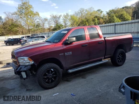 ✅ 2018 Ram 1500 Tradesman • VIN: 1C6RR7FT1JS102265 • Lot: 84623045. Listed on Copart with 195,070 mi. Free auction sales archive from the USA and detailed vehicle history report at DreamBid. Image 1.