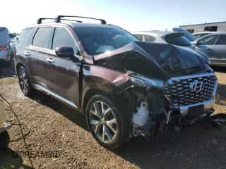 2022 Hyundai Palisade Limited with VIN KM8R54HE9NU366597, listed as a Copart auction lot 66304304 with 30,494 mi miles and Salvage title. Bid and sale history available at DreamBid. Image 4.