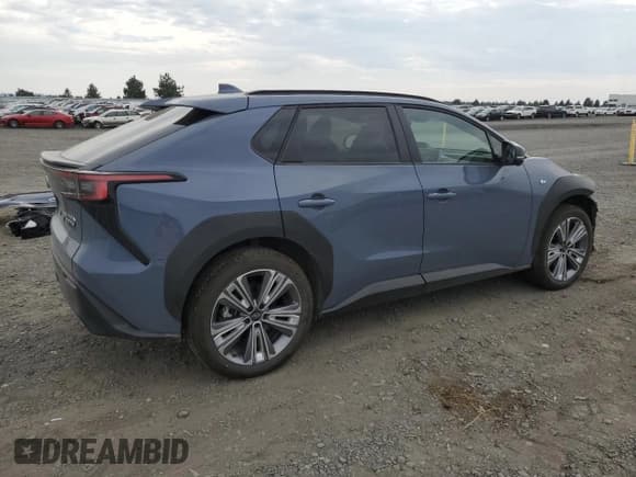 ✅ 2023 Toyota bZ4X XLE • VIN: JTMABABA9PA010475 • Lot: 70658015. Listed on Copart with 31,761 mi. Free auction sales archive from the USA and detailed vehicle history report at DreamBid. Image 3.