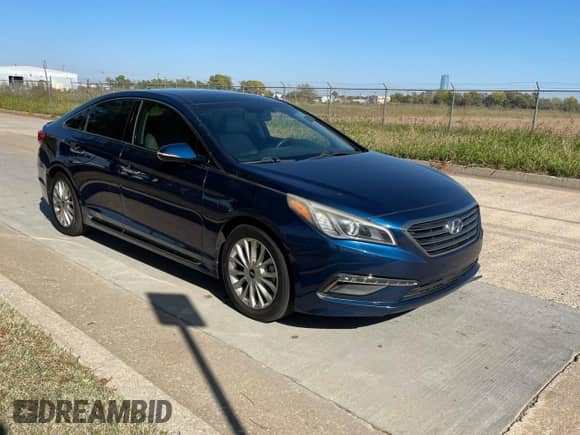 2015 Hyundai Sonata Sport with VIN 5NPE34AFXFH129575, listed as a Copart auction lot 91865415 with 137,348 mi miles and Clean title. Bid and sale history available at DreamBid. Image 1.