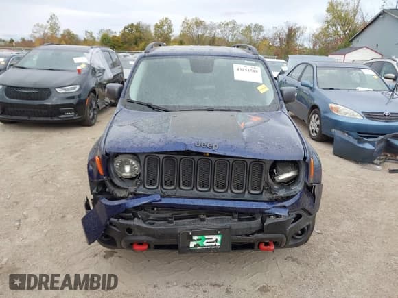 ✅ 2017 Jeep Renegade Trailhawk • VIN: ZACCJBCBXHPF69799 • Лот: 43451518. Опубликован ранее на IAAI с пробегом 66 275 миль. Бесплатный доступ к архиву аукционных продаж из США и подробный отчёт об истории автомобиля на DreamBid. Изображение 12.