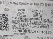 ✅ 2020 Chevrolet Blazer LT • VIN: 3GNKBBRA2LS610139 • Лот: 42914808. Опубликован ранее на IAAI с пробегом 70 225 миль. Бесплатный доступ к архиву аукционных продаж из США и подробный отчёт об истории автомобиля на DreamBid. Изображение 9.