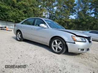 2006 Hyundai Sonata GLS with VIN 5NPEU46F96H025536, listed as a Copart auction lot 81761745 with 149,894 mi miles and Salvage title. Bid and sale history available at DreamBid. Image 4.