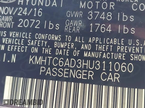 ✅ 2017 Hyundai Veloster • VIN: KMHTC6AD3HU311060 • Lot: 41421730. Wystawiony na IAAI z przebiegiem 111 447 mil. Bezpłatny archiwum sprzedaży aukcyjnych z USA i szczegółowy raport historii pojazdu na DreamBid. Zdjęcie 9.