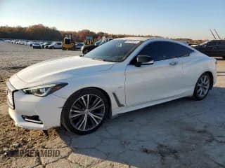 ✅ 2018 Infiniti Q60 Sport • VIN: JN1EV7EK3JM343232 • Лот: 83252324. Опубликован ранее на Copart с пробегом 65 706 миль. Бесплатный доступ к архиву аукционных продаж из США и подробный отчёт об истории автомобиля на DreamBid. Изображение 1.