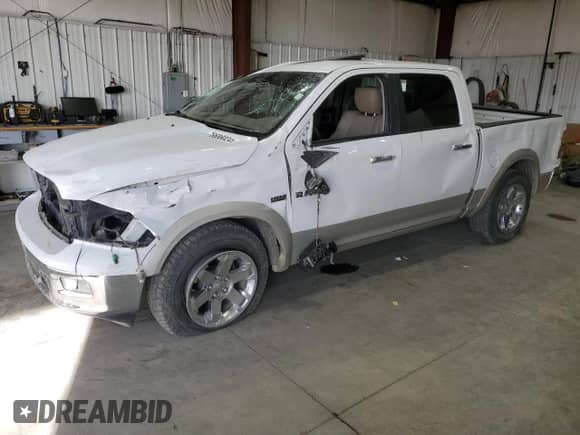 2010 Dodge 1500 Laramie с VIN 1D7RV1CT6AS154034, выставлен на аукционе Copart как лот 76686024 с пробегом 121 374 миль миль и Списание • Salvage title. История ставок и продаж доступна на DreamBid. Изображение 1.
