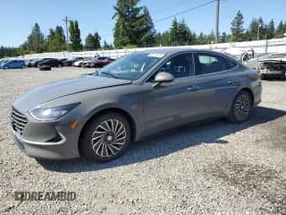 2022 Hyundai Sonata SEL z VIN KMHL34JJ2NA050589, wystawiony jako Copart lot #59177415 z przebiegiem 44 506 mil mil oraz Szkoda całkowita • Salvage title. Historia ofert i sprzedaży dostępna na DreamBid. Obrazek 1.