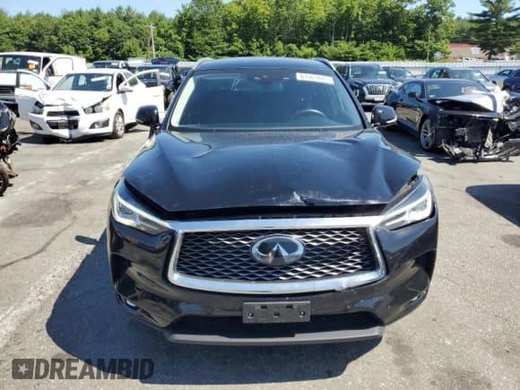 ✅ 2021 Infiniti QX50 Essential • VIN: 3PCAJ5CB3MF119468 • Lot: 61561645. Wystawiony na Copart z przebiegiem 56 347 mil. Bezpłatny archiwum sprzedaży aukcyjnych z USA i szczegółowy raport historii pojazdu na DreamBid. Zdjęcie 5.
