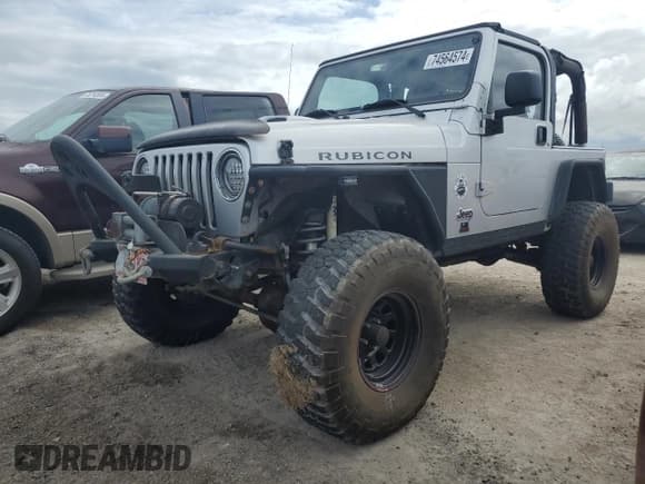 ✅ 2003 Jeep Wrangler Rubicon • VIN: 1J4FA69S53P340085 • Lot: 74564574. Listed on Copart with Not provided. Free auction sales archive from the USA and detailed vehicle history report at DreamBid. Image 1.