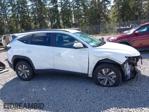 2023 Hyundai Tucson Blue z VIN KM8JBCA1XPU113640, wystawiony jako IAAI lot #42843566 z przebiegiem 56 035 mil mil oraz . Historia ofert i sprzedaży dostępna na DreamBid. Obrazek 13.