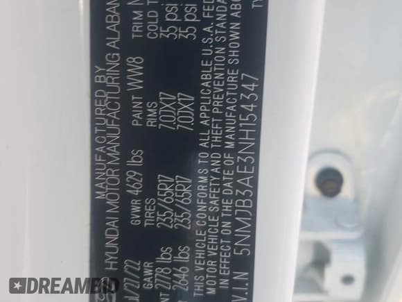 ✅ 2022 Hyundai Tucson SEL • VIN: 5NMJB3AE3NH154347 • Lot: 72556013. Wystawiony na Copart z przebiegiem 11 249 mil. Bezpłatny archiwum sprzedaży aukcyjnych z USA i szczegółowy raport historii pojazdu na DreamBid. Zdjęcie 14.