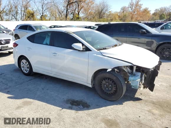 2017 Hyundai Elantra SE with VIN 5NPD74LF6HH208449, listed as a Copart auction lot 90755575 with 101,341 mi miles and Clean title. Bid and sale history available at DreamBid. Image 4.