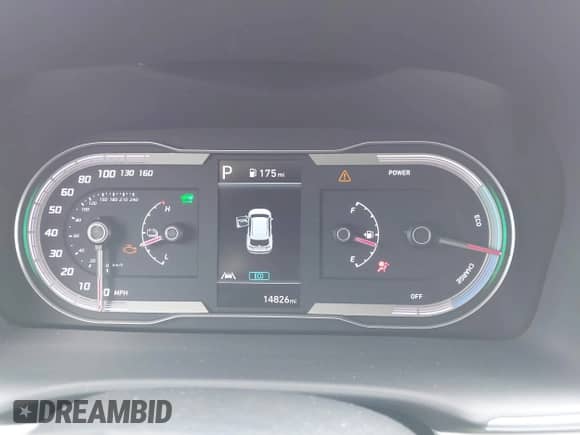 2023 Hyundai Tucson Blue z VIN KM8JBCA16PU097422, wystawiony jako IAAI lot #42138545 z przebiegiem 14 826 mil mil oraz . Historia ofert i sprzedaży dostępna na DreamBid. Obrazek 7.