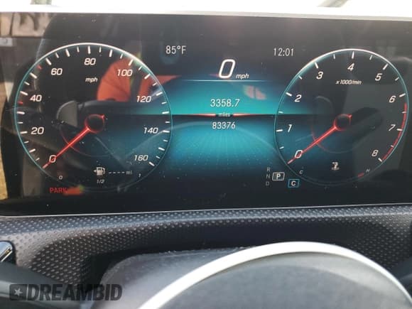 ✅ 2020 Mercedes-Benz A 35 AMG • VIN: W1K3G5BBXLJ223509 • Lot: 86123485. Listed on Copart with 83,376 mi. Free auction sales archive from the USA and detailed vehicle history report at DreamBid. Image 9.