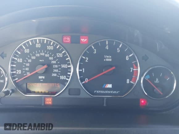 ✅ 1999 BMW Z3 M Roadster • VIN: WBSCK9331XLC87919 • Lot: 41835949. Listed on IAAI with 44,083 mi. Free auction sales archive from the USA and detailed vehicle history report at DreamBid. Image 7.