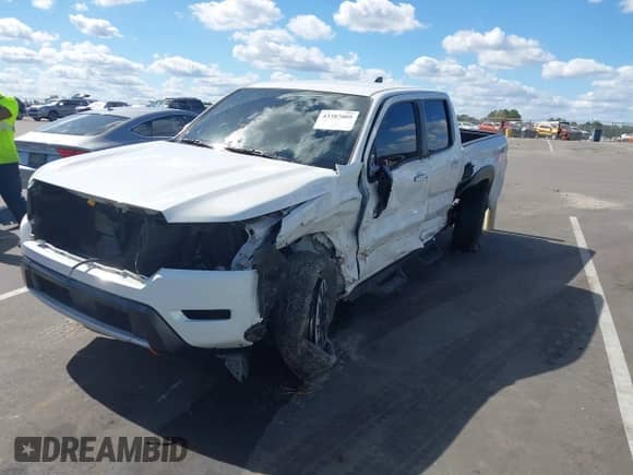 ✅ 2023 Nissan Frontier SV • VIN: 1N6ED1EKXPN630337 • Lot: 43387005. Listed on IAAI with 41,703 mi. Free auction sales archive from the USA and detailed vehicle history report at DreamBid. Image 19.