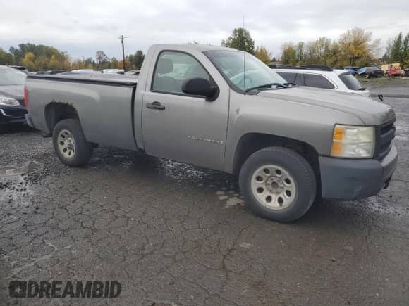 2008 Chevrolet Silverado 1500 Work Truck with VIN 1GCEC14X98Z266571, listed as a Copart auction lot 91128955 with 125,872 mi miles and Clean title. Bid and sale history available at DreamBid. Image 4.