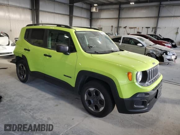 ✅ 2017 Jeep Renegade Sport • VIN: ZACCJAAH3HPF17755 • Lot: 86805195. Wystawiony na Copart z przebiegiem 90 412 mil. Bezpłatny archiwum sprzedaży aukcyjnych z USA i szczegółowy raport historii pojazdu na DreamBid. Zdjęcie 4.