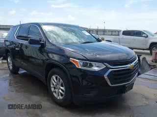 2020 Chevrolet Traverse LS z VIN 1GNERFKW2LJ147684, wystawiony jako IAAI lot #42789208 z przebiegiem 131 966 mil mil oraz . Historia ofert i sprzedaży dostępna na DreamBid. Obrazek 1.