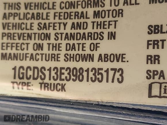 ✅ 2009 Chevrolet Colorado 2LT • VIN: 1GCDS13E398135173 • Лот: 41845940. Опубликован ранее на IAAI с пробегом 153 743 миль. Бесплатный доступ к архиву аукционных продаж из США и подробный отчёт об истории автомобиля на DreamBid. Изображение 9.