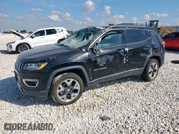 ✅ 2019 Jeep Compass Limited • VIN: 3C4NJDCB2KT854114 • Lot: 85359595. Wystawiony na Copart z przebiegiem 36 489 mil. Bezpłatny archiwum sprzedaży aukcyjnych z USA i szczegółowy raport historii pojazdu na DreamBid. Zdjęcie 1.