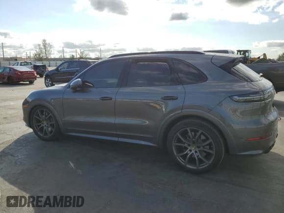 ✅ 2023 Porsche Cayenne Turbo • VIN: WP1AF2AY2PDA20481 • Lot: 82105834. Listed on Copart with 22,734 mi. Free auction sales archive from the USA and detailed vehicle history report at DreamBid. Image 2.