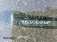 ✅ 2020 Hyundai Santa Fe SE • VIN: 5NMS23AD1LH242399 • Lot: 80034765. Listed on Copart with Not provided. Free auction sales archive from the USA and detailed vehicle history report at DreamBid. Image 12.