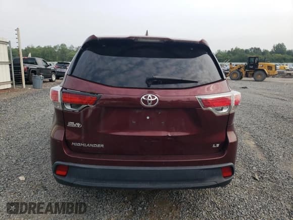✅ 2014 Toyota Highlander LE • VIN: 5TDZKRFH0ES026931 • Лот: 60867235. Опубликован ранее на Copart с пробегом 147 286 миль. Бесплатный доступ к архиву аукционных продаж из США и подробный отчёт об истории автомобиля на DreamBid. Изображение 6.