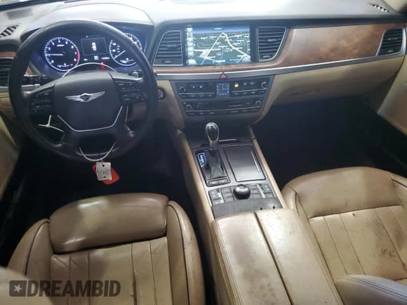 ✅ 2017 Genesis G80 3.8L • VIN: KMHGN4JE7HU206515 • Lot: 57493675. Listed on Copart with 115,108 mi. Free auction sales archive from the USA and detailed vehicle history report at DreamBid. Image 8.