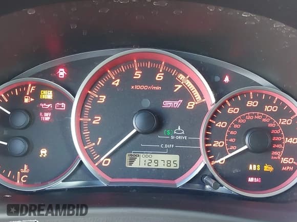 ✅ 2013 Subaru WRX WRX STI • VIN: JF1GR8H68DL894528 • Lot: 41829942. Listed on IAAI with 129,785 mi. Free auction sales archive from the USA and detailed vehicle history report at DreamBid. Image 7.