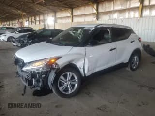 ✅ 2021 Nissan Kicks S • VIN: 3N1CP5BV5ML518650 • Лот: 81308395. Опубликован ранее на Copart с пробегом 80 739 миль. Бесплатный доступ к архиву аукционных продаж из США и подробный отчёт об истории автомобиля на DreamBid. Изображение 1.