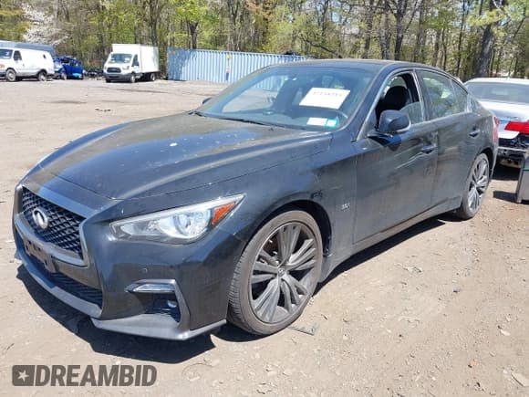 ✅ 2020 Infiniti Q50 Luxe • VIN: JN1EV7AR8LM256156 • Лот: 42138315. Опубликован ранее на IAAI с пробегом 46 878 миль. Бесплатный доступ к архиву аукционных продаж из США и подробный отчёт об истории автомобиля на DreamBid. Изображение 2.