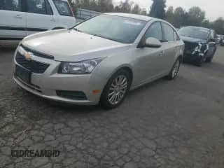 2014 Chevrolet Cruze ECO with VIN 1G1PH5SB3E7195358, listed as a Copart auction lot 91091895 with 129,358 mi miles and Clean title. Bid and sale history available at DreamBid. Image 1.