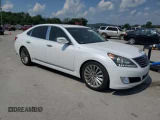 2015 Hyundai Equus Signature z VIN KMHGH4JH6FU095812, wystawiony jako Copart lot #62262895 z przebiegiem 101 763 mil mil oraz Szkoda całkowita • Salvage title. Historia ofert i sprzedaży dostępna na DreamBid. Obrazek 4.